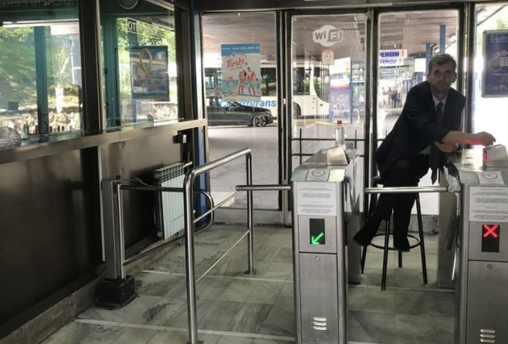 Sarajevo巴士站剪票口