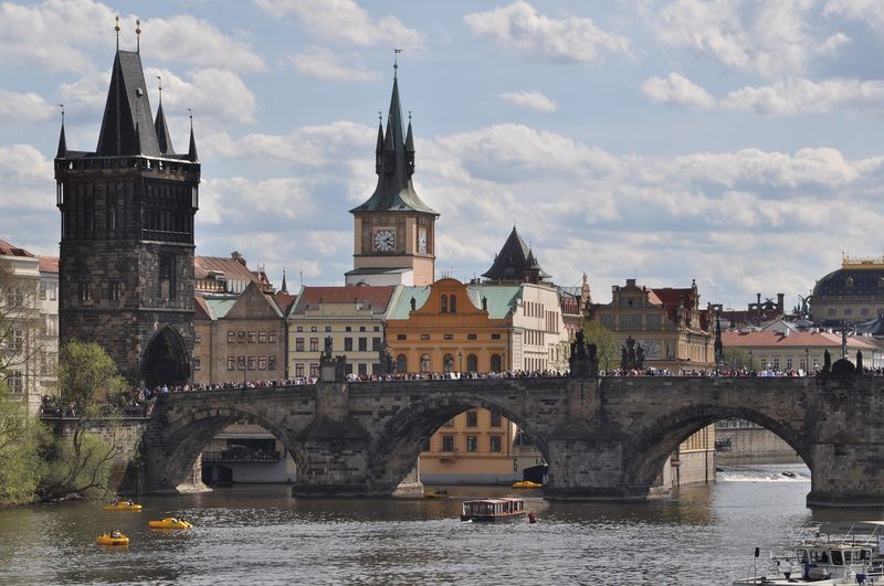 布拉格Prague必去景點-查理大橋與舊城橋塔
