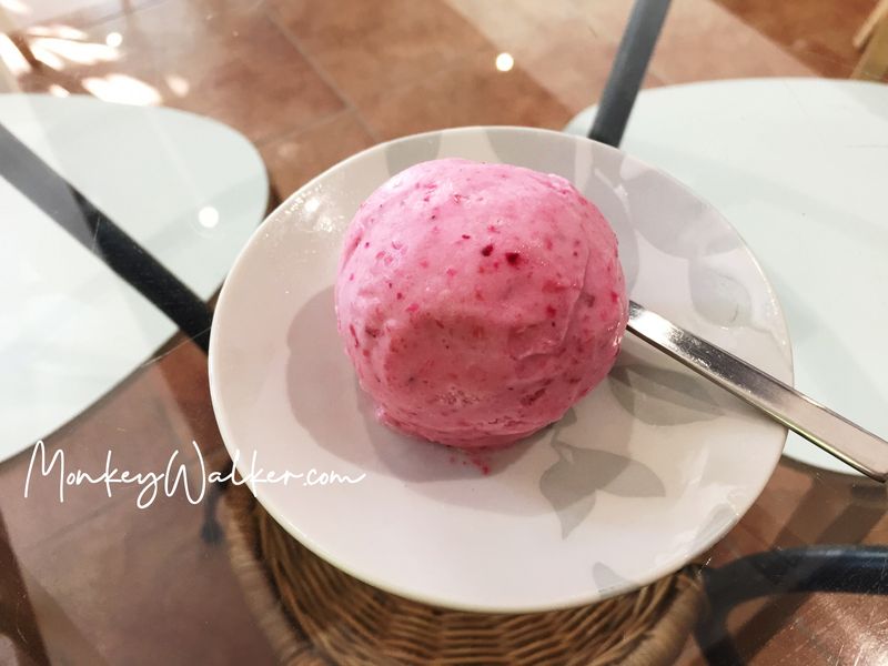 阿信巧克力農場台南店-義式冰淇淋，推薦有機玫瑰花Gelato