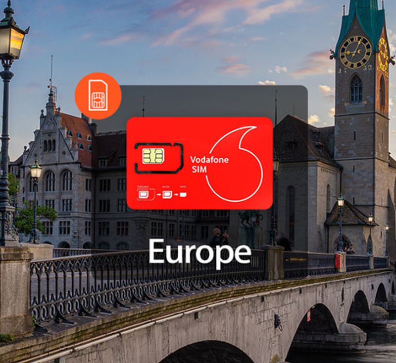 歐洲跨國網卡(SIM)-英國老牌子Vodafone