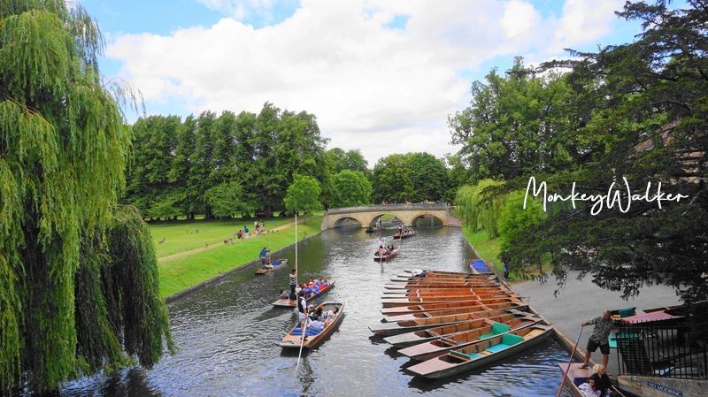 倫敦近郊景點-劍橋(Cambridge)，特別的活動體驗-康河上撐篙(Punting)