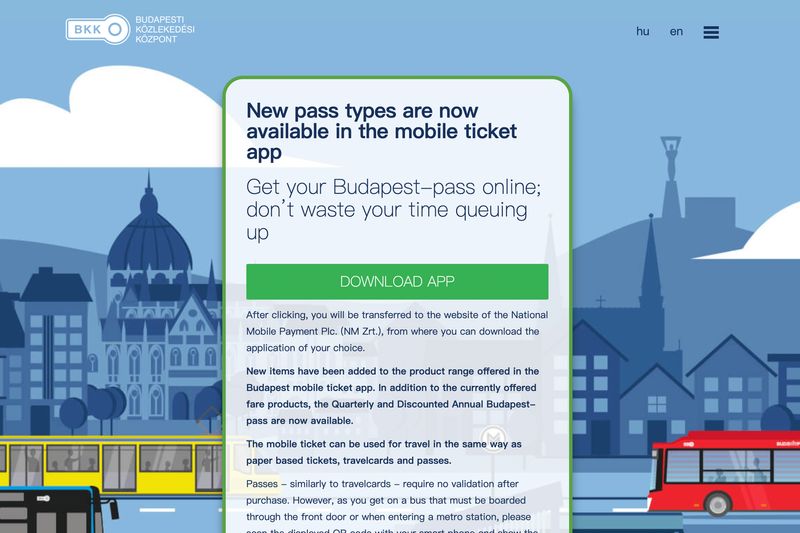 布達佩斯交通卡有App，直接掃描QR CODE就可以搭車，很方便。