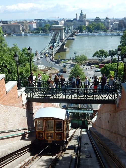 布達城堡山纜車(Buda Castle funicular)，當地獨特的交通之一。