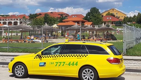 Tourist taxi in Eger ,Hungary