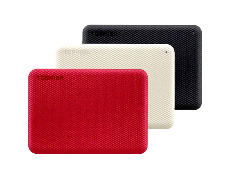 Apple MacBook Air M1周邊商品推薦-TOSHIBA東芝外接硬碟，1T、2T都有，把很大的檔案通通丟進去。