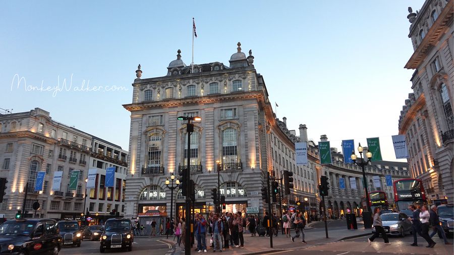 倫敦的購物聖地-攝政街(Regent Street)