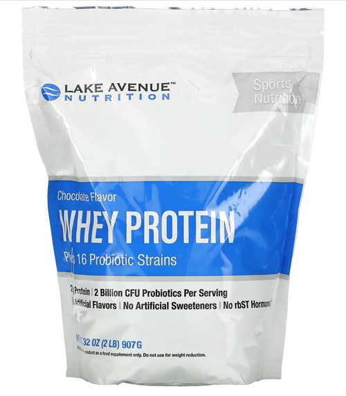 iHerb的營養補給品-WHEY Protein乳清蛋白+益生菌。
