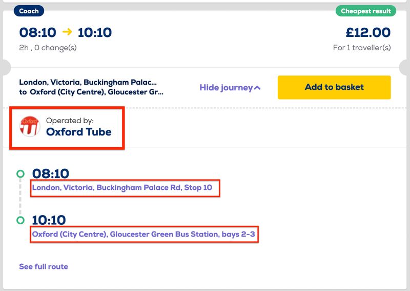 如何使用Megabus官網，訂票去牛津(Oxford)?Oxford Tube是營運品牌之一。